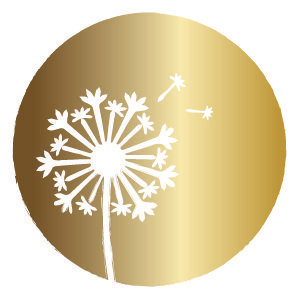 golden graphic dandelion